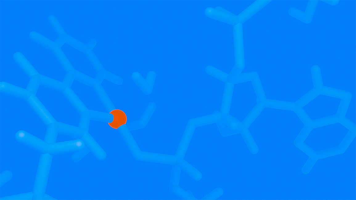 Digital art of BpyAla endonuclease